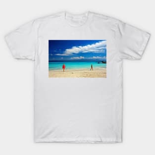 Generation gap in Vrika beach T-Shirt